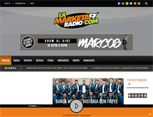 Tablet Screenshot of lamarketaradio.com